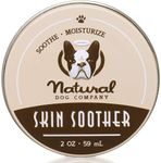 Natural Dog Company - SKIN SOOTHER | All-Natural, Organic, Vegan Balm for Dry, Itchy Skin, Skin Irritations, Minor Cuts, Scrapes, Bug Bites and more - TIN (2oz)