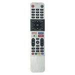 Souldershop TV Remote Control Replacement Compatible for Skyworth Android TV 55UB5500 55UB5550 55UB5560 TB5000 UB5100 43UB5500 43UB5550 43UB5560 50UB5500 50UB5550 (Without Voice Function) (Silver)