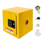 koxuyim Hazardous Storage Cabinets, Industry Safety Cabinet, Dangerous Goods Storage Cabinet,Explosion Proof Cabinet, 2 Gallon Ultimate Safety and Protection (13" D x 13" Wx 13" H)