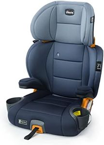 Chicco KidFit® ClearTex® Plus 2-in-1 Belt-Positioning Booster Car Seat, Backless and High Back Booster Seat, for Children Aged 4 Years and up and 40-100 lbs. | Reef/Navy