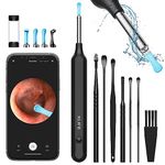 Ear Wax Removal Tool, Ear Cleaner with 1080P HD Camera, Ear Cleaner Kit with 7 PCS Ear Set, Wireless Otoscope with 6 Lights, Ear Wax Removal Kit for iPhone, iPad, Android Smart Phones