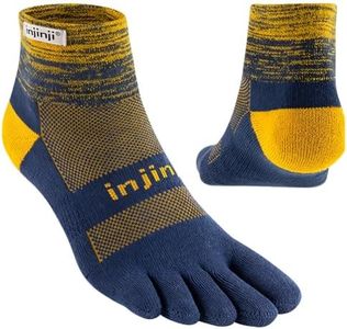Injinji Trail Midweight Mini-Crew Unisex Toe Socks M