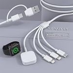 4-in-2 iWatch Charger Cable for App