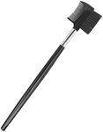 1 Piece 2-in-1 Eyebrow Comb, Eye Lash Brush, Eye Lash Comb, Eye Brow Brush, Eyebrow Brush with Comb Double Sides, for Eyelashes and Eyebrows Eyebrow Brush Women Makeup Tool (Black)