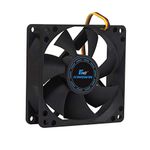 Kingwin 80mm CF-08LB Silent Fan, for Computer Cases, CPU Coolers, Long Life Bearing, Quiet Efficient Cooling, and Provide Excellent Ventilation for PC