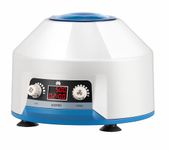 Mxmoonant Centrifuge Machine, 15mlX6 Lab Benchtop PRP Centrifuges, 4000RPM Electric Desktop Centrifuge with LCD Digital Display, Time & Speed Control 110V White