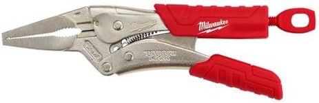 Milwaukee 48223406 Torque Lock Long Nose Durable Grip Locking Plier, 152 mm