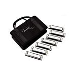 Fender 990701049 Blues Deluxe Harmonicas 7-Pack - With Case, 9.0 cm*29.0 cm*19.0 cm