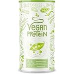 Vegan Protein Powder - Muscle Building Powder with Amino Acids - Plant Based Protein Shake - Unflavoured - High Protein Low Calorie Vegan Pea Protein Powders - 40 Servings in 600g - Alpha Foods