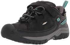 KEEN Targhee Low Waterproof Hiking Shoe, Black/Star White, 11 UK Child