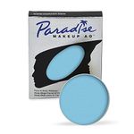 Mehron Makeup Paradise AQ Face and Body Paint Refill Size | Perfect Performance, Beauty, Cosplay, and Halloween | Water Activated Face Paint, Body Paint .25 oz (7 g) (Light Blue)