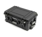 ROBUSTO CASES RC5120-TR IP67 Certified Waterproof Dust-proof Hard Rolling Case Tool Box with Cubed Foam Watertight Equipment for Photography Safety law enforcement Military Hunting (Black)