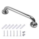 Bathroom Grab Bar Stainless Steel Bath Grab Shower Safety Handle Towel Holder for Kids Elderly Injured Bathroom Safety Aid 12 inch/30cm