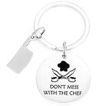 Hutimy Chef Gifts Keychain for Cook