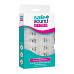 Safe and Sound 7 Day 14 Compartment AM and PM Push-button Easy-open Pill Box, Printed and Braille, Includes Two Patient Record Cards