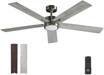 52 Inch Ceiling Fan Brushed Nickel: