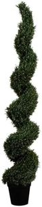 Nearly Natural 7ft. UV Resistant Artificial Rosemary Spiral Topiary Tree (Indoor/Outdoor)