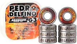 Bronson Speed Co Skateboard Bearings Pedro Delfino Pro G3