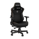 Anda Seat Kaiser 3 Large Gaming Chair - Ergonomic Reclining Video Game Chairs, PVC Leather Computer Home Office Chair, Heavy Duty Neck & Back Lumbar Support - Black Folding Recliner Seat for Adults