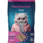 Petisfaction 30L Wood Pellet Cat Litter-Wood Cat Litter - Biodegradable, Eco-Friendly Odour Control -Ultra Absorbent - Perfect for Cats and Kittens (30L - Single Pack)