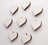 8 Pcs Mini Wooden Love Heart Fridge Magnets | friendship present uk | sentimental inspirational gift | her girls women