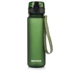 Water Bottle Fruit Infuser 350 ML 500ML 650ML 1000ML Large Reusable BPA Free Plastic Drinks Leak Proof Lid for Sports Gym Kids Core Infusion at Home Travel (500 ml / 17 oz, Dark Green)