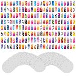 Custom Body Art Airbrush Nail Stencils - Design Series Set # 1 Includes 20 Individual Nail Templates with 13 Designs Each for a Total 260 Designs of Series #1