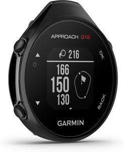 Garmin Approach G12 Clip-on GPS Golf Range Finder – 42,000+ Courses, 30hr Battery