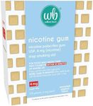 Wellness Basics - 4mg Uncoated Nicotine Gum (Original Flavor - 170 Count) Stop-Smoking Aid - Reduces Withdrawal Symptoms