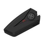 XGP Motorcycle Helmet Bluetooth Headphones V5.3 with Voice Assistant, 40mm Helmet Speakers with IP67 Waterproof, Motorcycle Bluetooth Headset 60 Hours Playing Time for Ski/Solo Rider