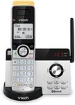 VTECH IS8121 Super Long Range up to 2300 Feet DECT 6.0 Bluetooth Expandable Cordless Phone for Home with Answering Machine, Call Blocking, Connect to Cell, Intercom and Expandable to 5 Handsets