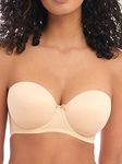 Freya Women's Deco UW Moulded Strapless Bra, Nude, 32B