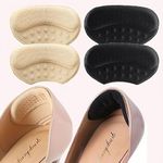 2 Pairs Heel Grips for Shoes Anti-Slip Back of Heel Cushion Inserts Heel Grips Pads Loose Shoes Women Men Sneakers High Heels Sneakers Leather Shoes Heel Blister Protectors Gel Heel Liners