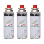 Hans Butane Gas Canister Pack of 3