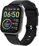 Smart Watch, Fitness Tracker 1.69" Touch Screen Fitness Watch with Heart Rate Sleep Monitor, Step Counter for Men Women Activity Trackers IP68 Waterproof Smartwatch Sports for iOS Android