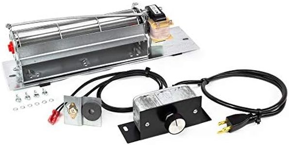 FireplaceBlowersOnline FK24 Fireplace Blower kit for Majestic, Martin, Northern Flame, Temco, Vermont Castings, CFM, Rotom HB-RB65 | Ball Bearing, Quiet, High Air Flow