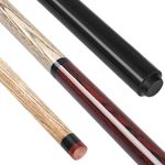 Kmise Break Jump Cue Stick, 21oz 23oz 25oz 28oz Pool Stick for Explosive Breaks and Effortless Jumps, Heavy Hitter Jump&Break Pool Cue with 14mm Pro Breaking Tip (28oz, Brownish red)