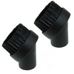 FIND A SPARE 2 Round Soft Dusting Brush Kits For Numatic Henry Harry George Harry Hetty Vacuum Cleaner Pack of 2