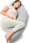 Momcozy J-Shaped Pregnancy Pillow f