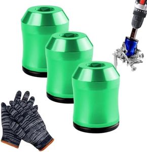 3PCS Screwdriver Head Magnetic Ring, 2026 Upgraded Magnetic Drill Bit Holder, Multipack Magnetic Ring for Household Tools, Removable Magnetizer for Screwdriver Bits for DIY Enthusiasts (3pcs Green)