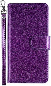 FZYM Case for ZTE Blade A52,Magnetic Flip PU Wallet Protective Cover with Card Slots Case for ZTE Blade A52 (6.52"),Purple Leather Case