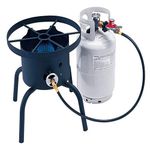 Camp Chef SHP-RL High Pressure Single Burner Cooker with Detachable Legs and Round Top (Black)