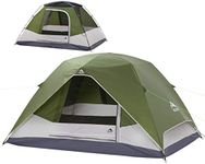 4 Person Dome Camping Tent with Rai