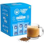 Sleepy Owl French Vanilla Flavour 100% Arabica Coffee Sachets | 60g - Pack of 30 x 2g Instant Coffee Powder Sachets | Travel Friendly