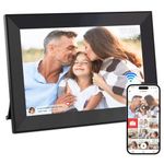 Hesmor Frameo Digital Photo Frame WiFi, 10.1 Inch Digital Picture Frame, 1280x800 IPS LCD Touch Screen, Auto-Rotat Built in 32GB storage, Share Moments Instantly via Frameo App from Anywhere, Black