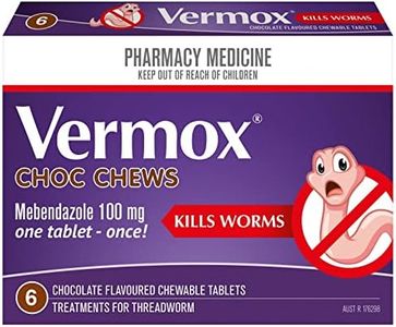 Vermox Choc Chews 6 Treatments