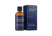 Mystic Moments | Peppermint Premium Essential Oil 100ml - Pure & Natural Oil for Diffusers, Aromatherapy & Massage Blends Vegan GMO Free