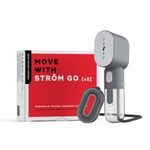 NUUK STROM GO V2 Super Compact and Lightweight Travel Garment Steamer For Clothes | FREE Heat Resistant Travel Pouch | Vertical & Horizontal Steaming | 20g/min Steam | 30 Sec Heat Up