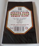 docsmagic.de 100 Resealable Silver Size Comic Book Bags 7-1/8"x 10-1/2"+ 1-1/2"Flap- 2 Mil