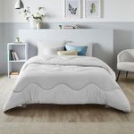 Night Lark - Coverless Duvet - 10.5 Tog - King - Linen Collection - Soft Touch Luxury Bedding - Machine Washable - Hypoallergenic - Cloud Grey